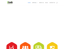 Tablet Screenshot of kwikadvertising.com